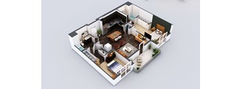 The Fifty Five Fifty B3 Floor Plan