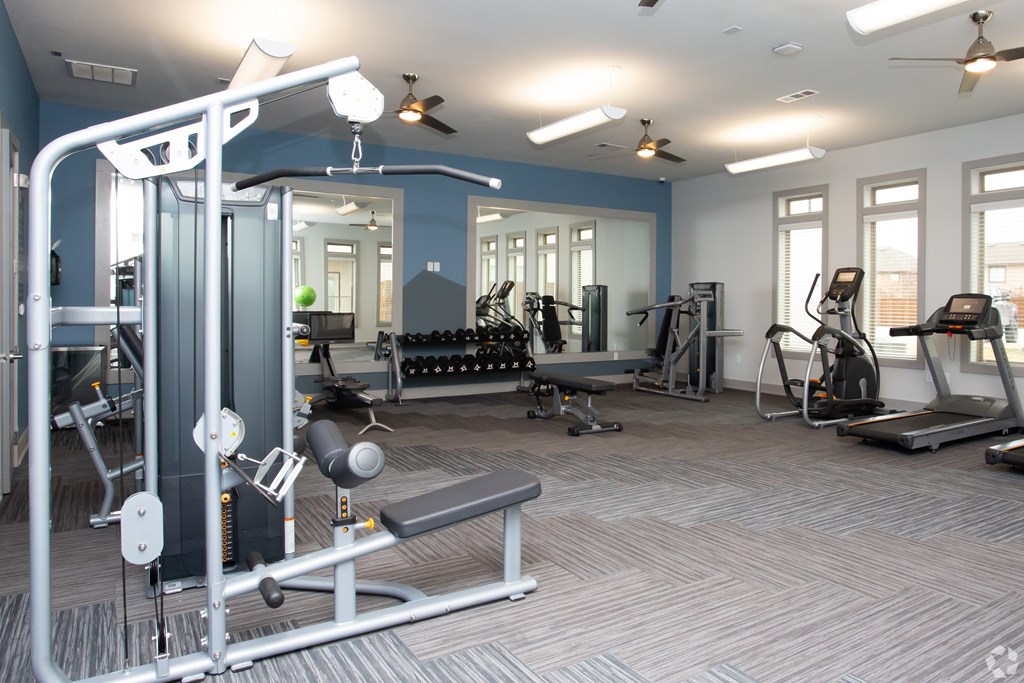 The Flats at Shadowglen Apartments in Manor, TX Fitness Center