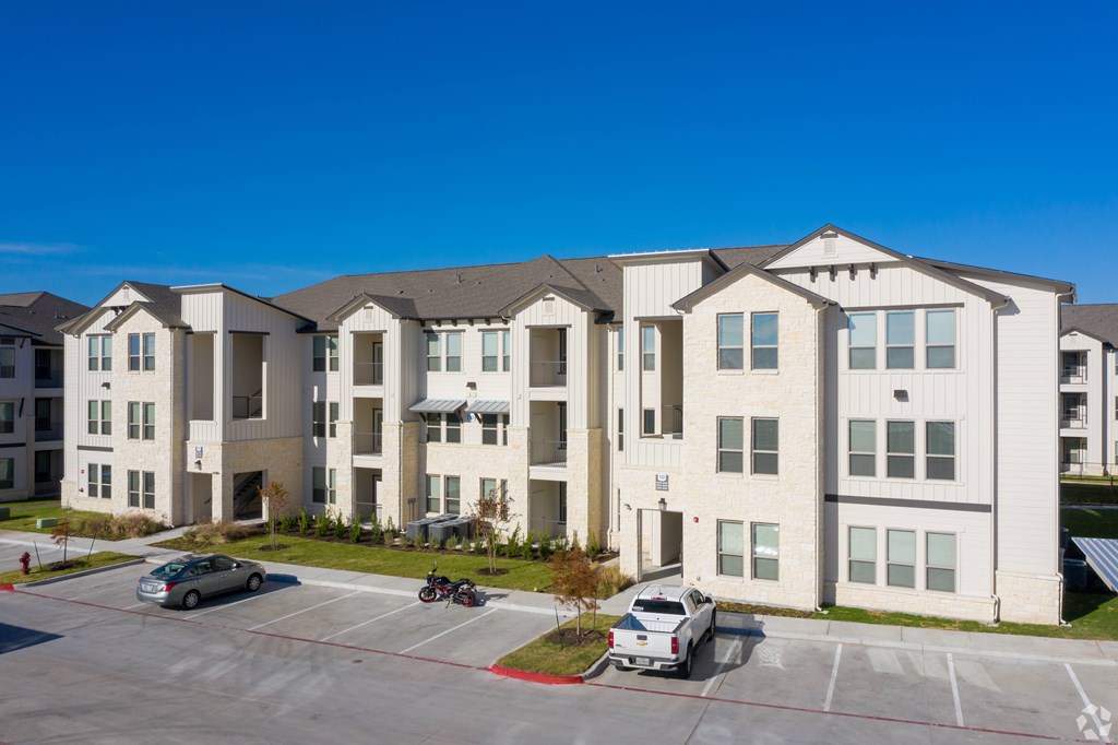 The Flats at Shadowglen Apartments in Manor, TX Exterior