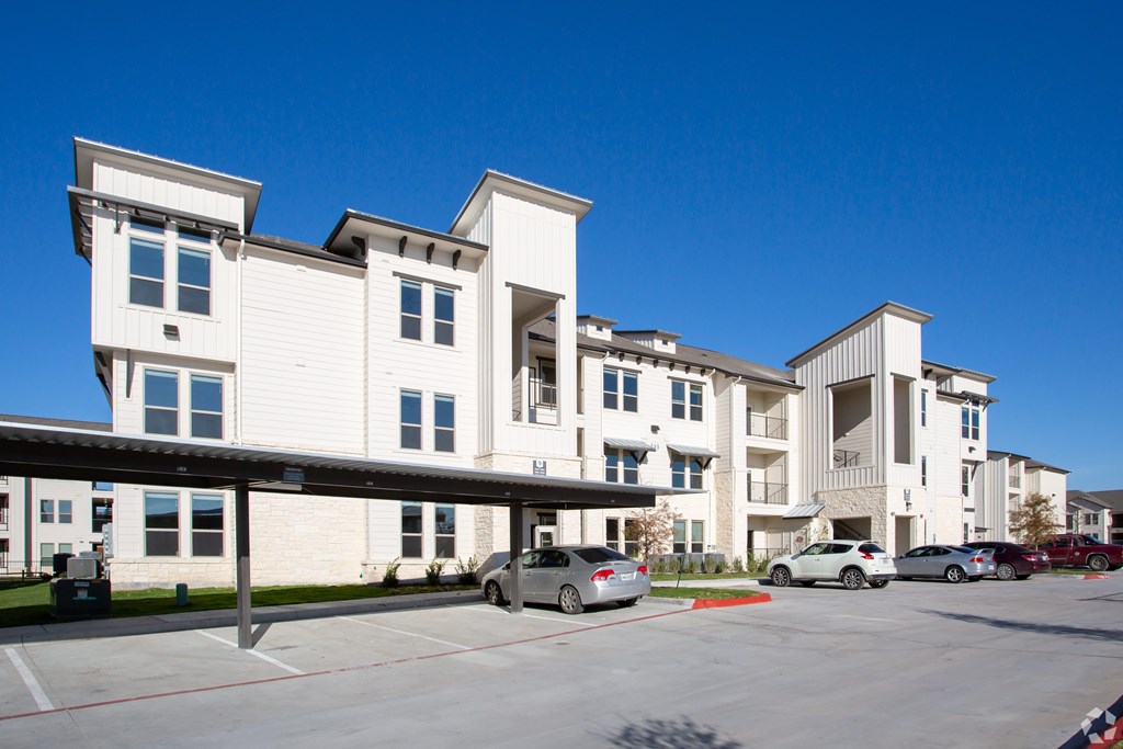 The Flats at Shadowglen Apartments in Manor, TX Exterior