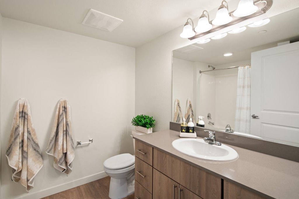 The Goat at Broadmoor in Pasco, Washington Model Bathroom