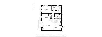 Boulevard on Wilshire Apartments 2 Bed 2 Bath Floor Plan