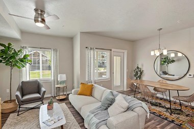 The Lakes at Eagle Model Living Room