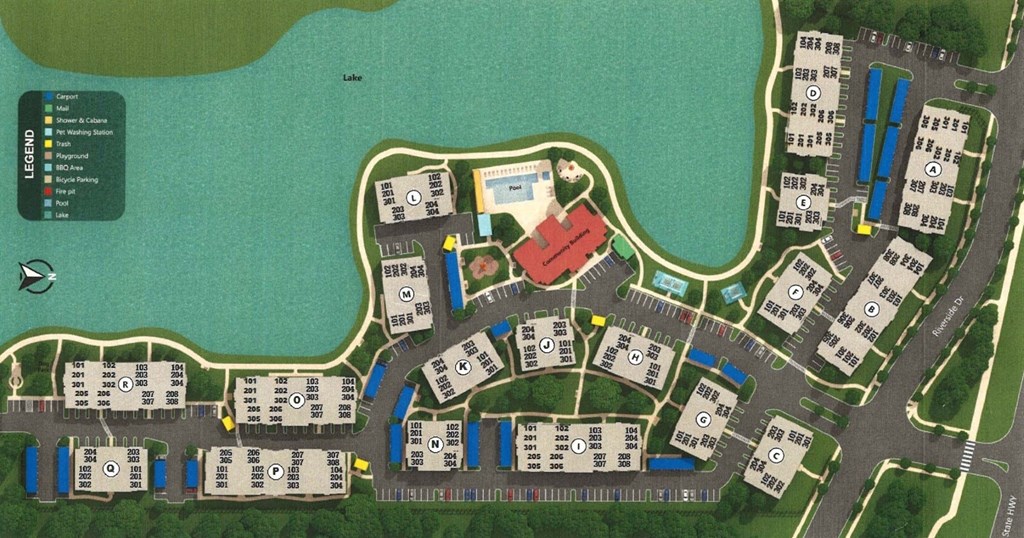 The Lakes at Eagle Apartments in Eagle, Idaho Site Map