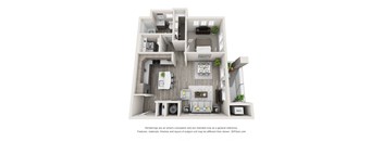 The Lakes at Eagle 1x1 D Floor Plan