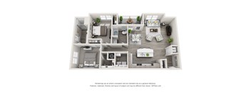 The Lakes at Eagle 2x2 C Floor Plan