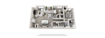 The Lakes at Eagle 2x2 E Floor Plan