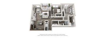 The Lakes at Eagle 2x2 BHI Floor Plan