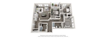 The Lakes at Eagle 3x2 BCD Floor Plan