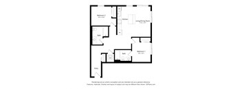 The Line 2D Floor Plan - 2x2 J