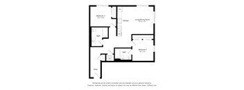 a diagram of a floor plan with different triangles on it