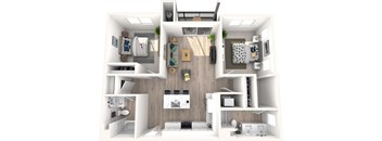 The Marlette 2x2 A Floor Plan