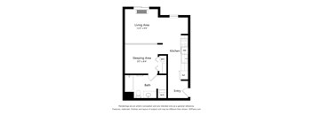 Meadowlark at Fairview Apartments in Fairview, Oregon Studio Floor Plan