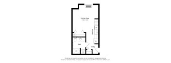Meadowlark at Fairview Apartments in Fairview, Oregon Studio Floor Plan