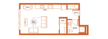 The Merc 2D Floor Plan - Gimlet