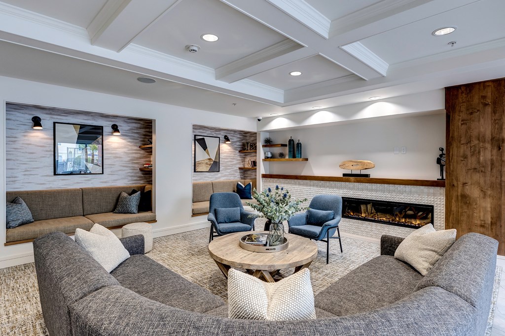 The Mercer Apartments Clubhouse Lounge