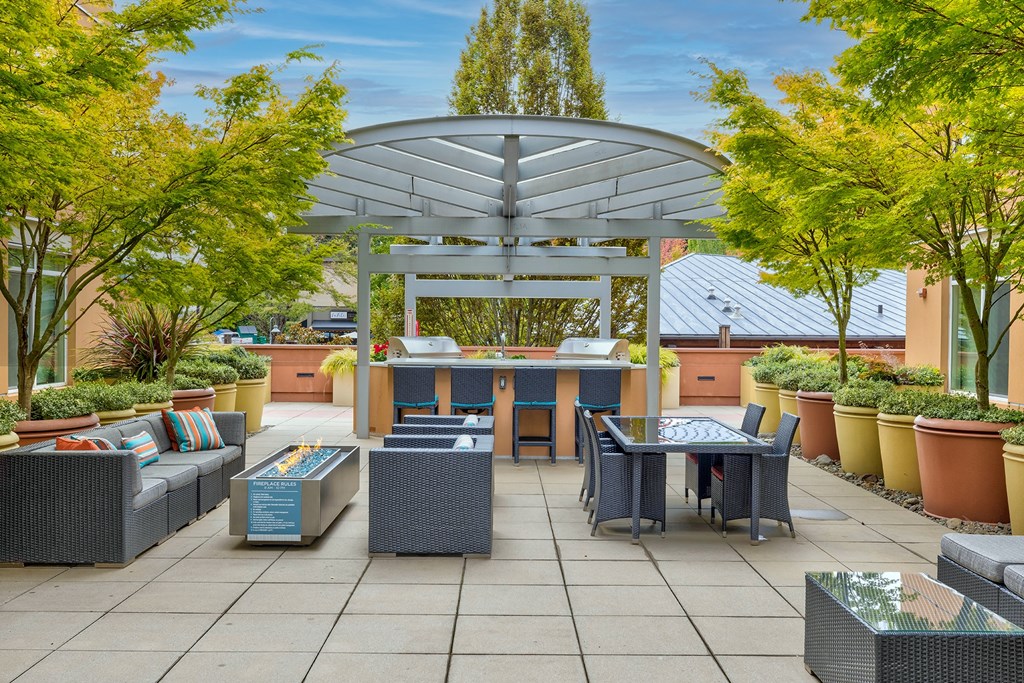 The Mercer Apartments West Courtyard