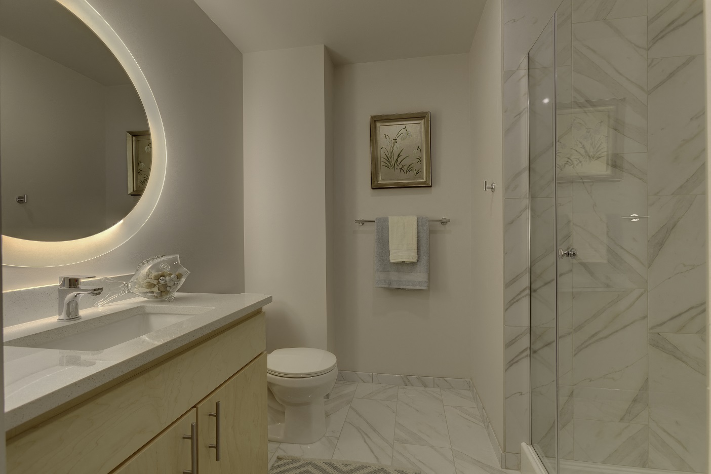 The Mercer_Mercer Island WA_Apartment Master Bathroom Vanity