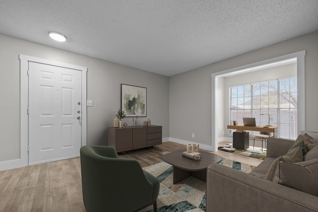 The Monet Apartments in Dallas, Texas Model Living Room