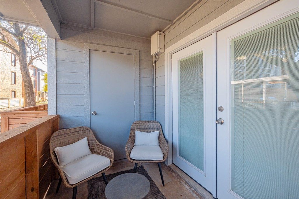 The Monet Apartments in Dallas, Texas Private Balcony