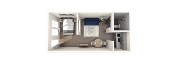 The Prospect Urban 1x1 A Floor Plan