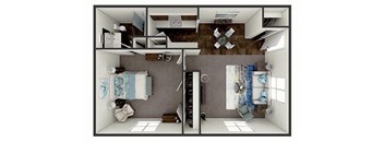 The Sebastian at Lillian Crossroads A1 Floor Plan