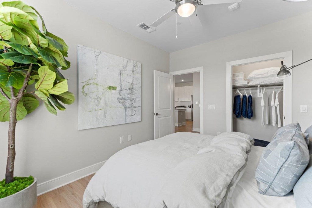 The Southbrook Apartments in Leander, Texas Model Bedroom