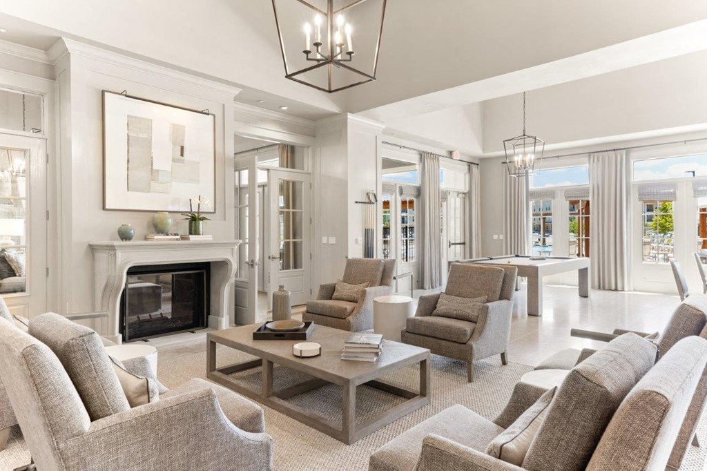 The Southbrook Apartments in Leander, Texas Clubhouse Lounge