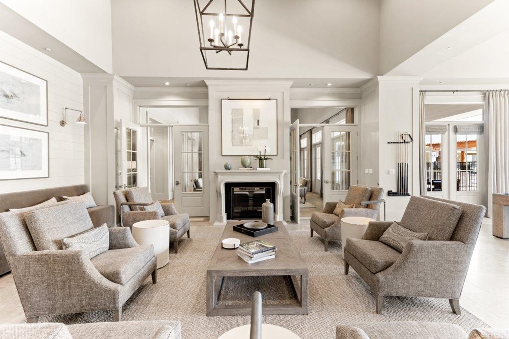 The Southbrook Apartments in Leander, Texas Clubhouse Lounge