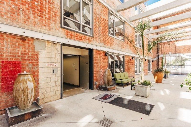 The Studios Noho in North Hollywood, California Exterior and Courtyard with Seating and Plants