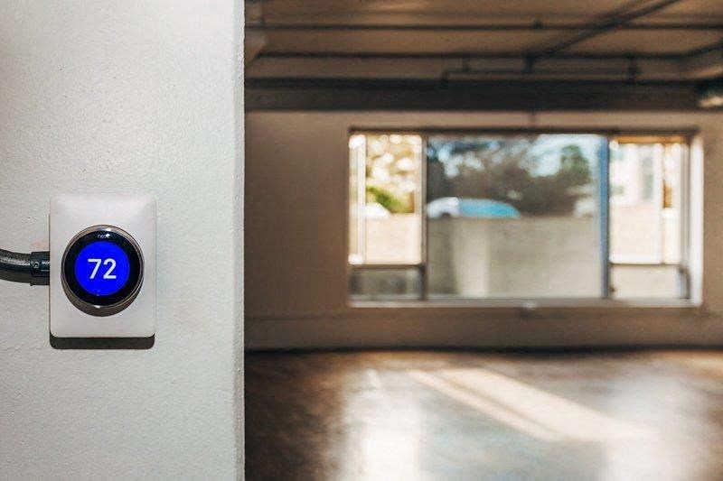 The Studios Noho in North Hollywood, California Living Area and Smart Thermostat