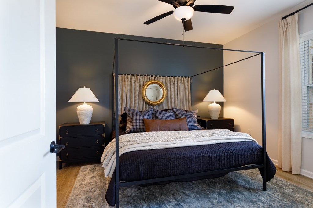 The Tides of Shallotte Apartments near Ocean Isle Beach in North Carolina Model Bedroom