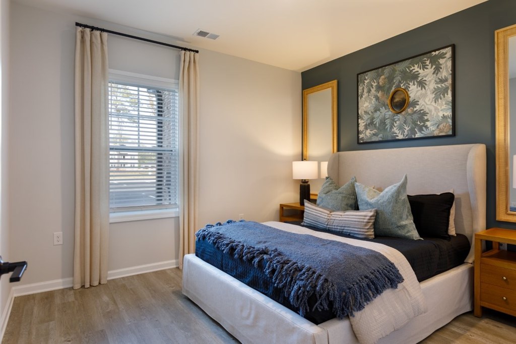 The Tides of Shallotte Apartments near Ocean Isle Beach in North Carolina Model Bedroom