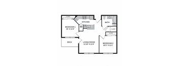 The Village at Arvada 2x1 A 50 Floor Plan