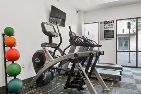 The Wall Street Lofts in Midland, Texas Fitness Center