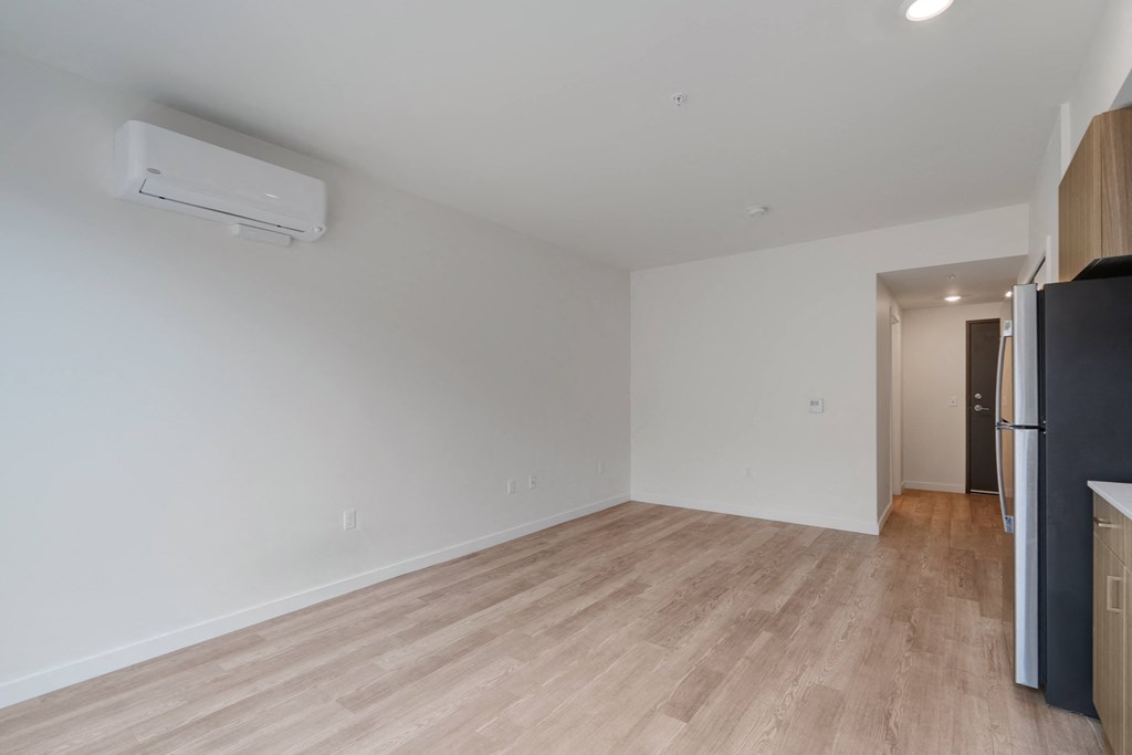 The Warren Apartments Kitchen and Living room