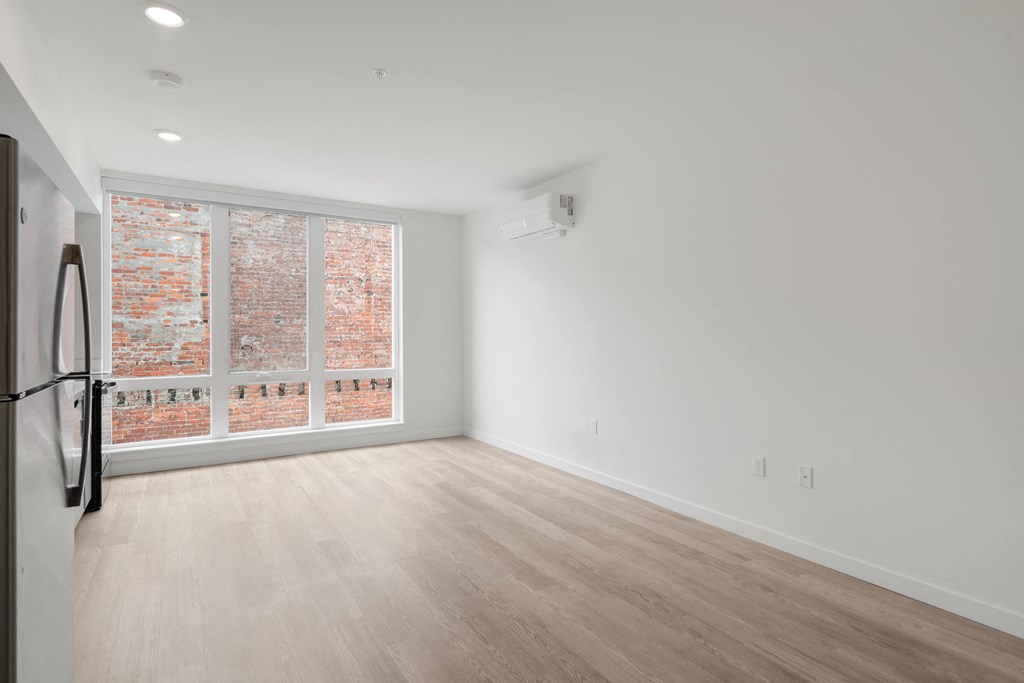 The Warren Apartments Kitchen and Living room