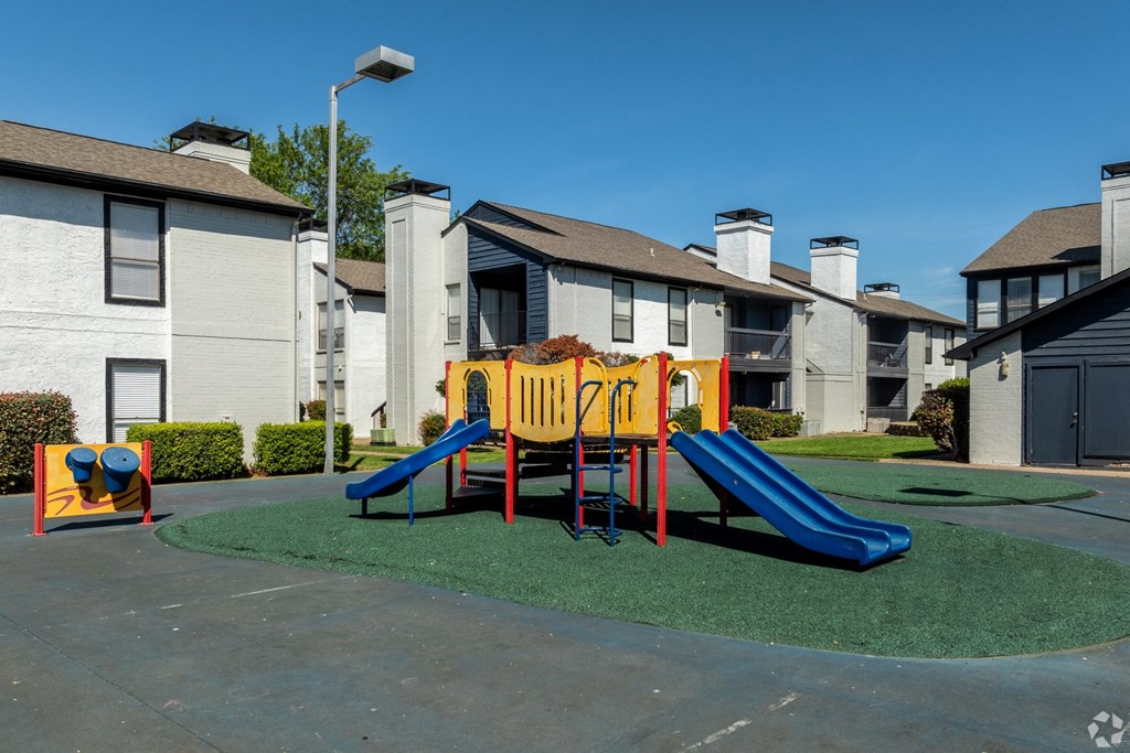 our apartments have a playground for your kids to play