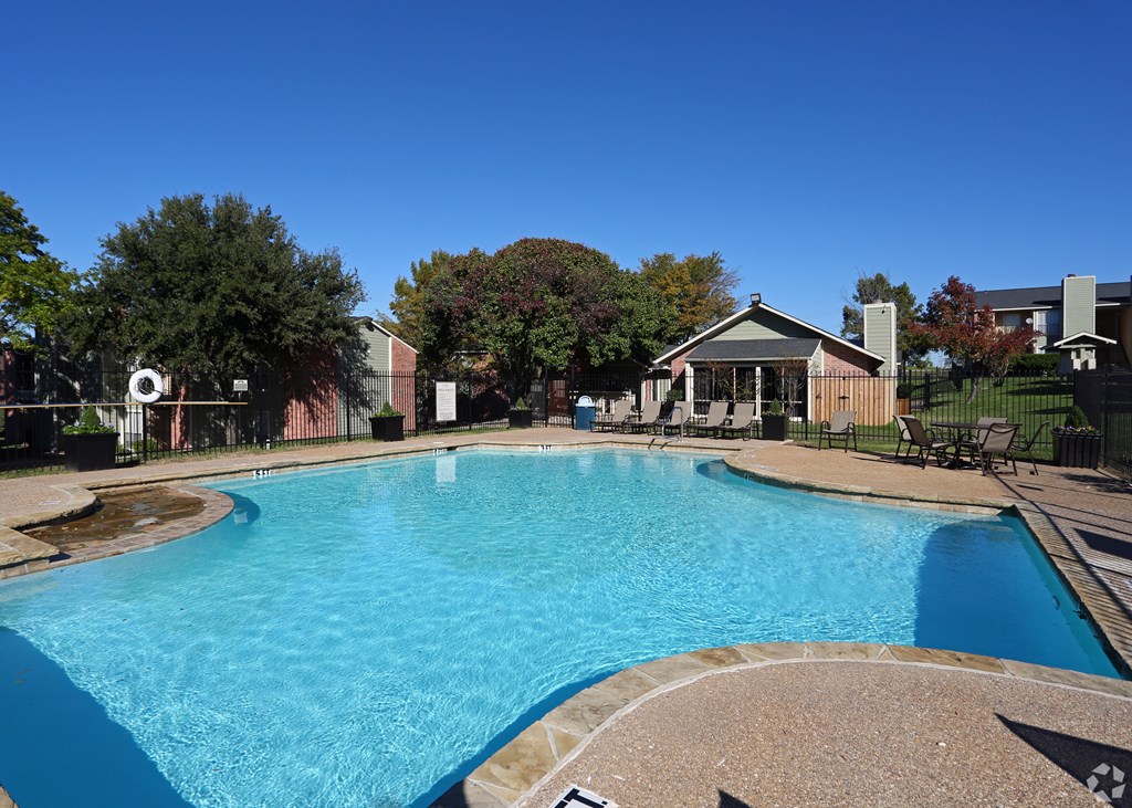 our apartments have a large pool for residents to enjoy