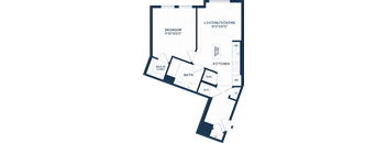 The Six Apartments in Hyattsville, Maryland A2 Floor Plan