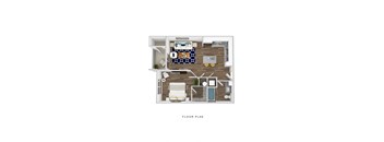The Edison at Bozeman Apartments Bridger 3D Floor Plan