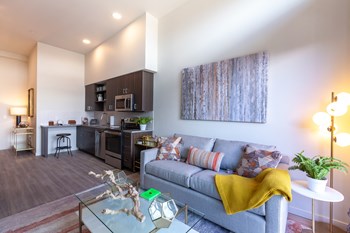 The Hixon 1 Bedroom Living Room TheHixonApts_Bend_OR_1BR_LivingRoom - Photo Gallery 5