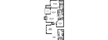 Fulton's Crossing and Landing 2D Floor Plan -  The Westbury 2b1b