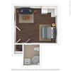 The Westlyn Apartment Homes 1x1 3D Furnished Floor Plan The Westlyn Apartment Homes 1x1 3D Furnished Floor Plan