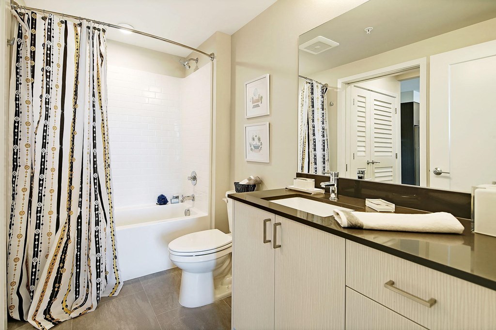 Geo Apartments Model Bathroom