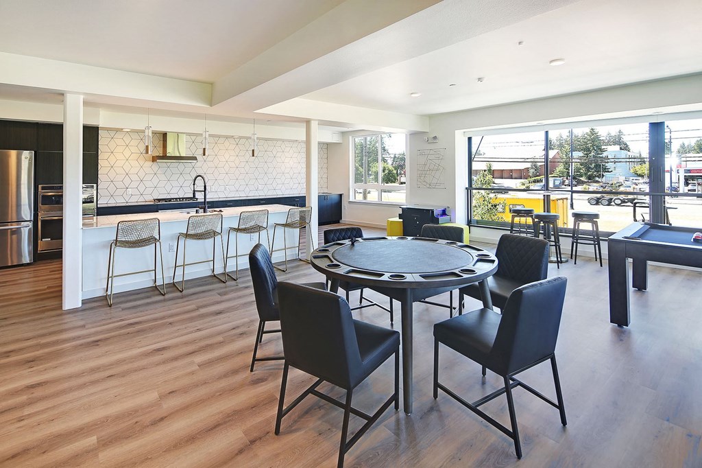 Geo Apartments Clubhouse Seating Area