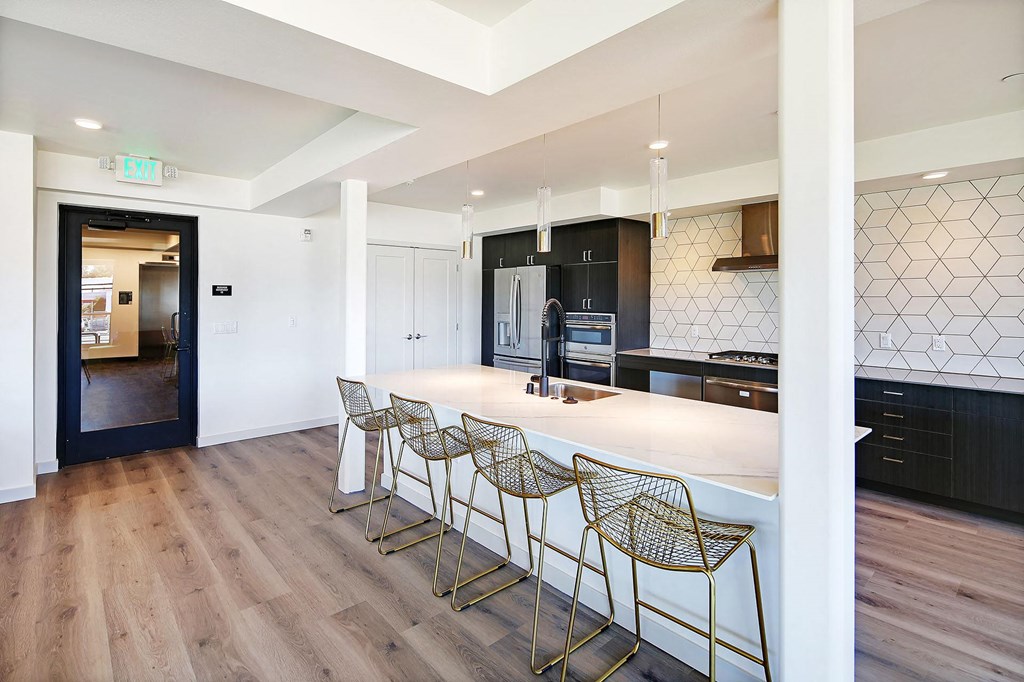 Geo Apartments Clubhouse Seating Area