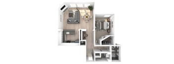Villaggio on Yarrow Bay Apartments Torino Floor Plan