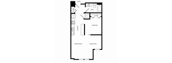 Towne Apartments in Seattle, Washington A1.2 Floor Plan