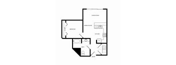 Towne Apartments in Seattle, Washington A10 Floor Plan